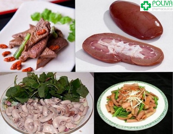 Nội tạng động vật - món ngon nhưng nhiều nguy hại.