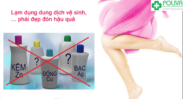Lạm dụng dung dịch vệ sinh phụ nữ khiến phái đẹp đón nhận nhiều tác hại.