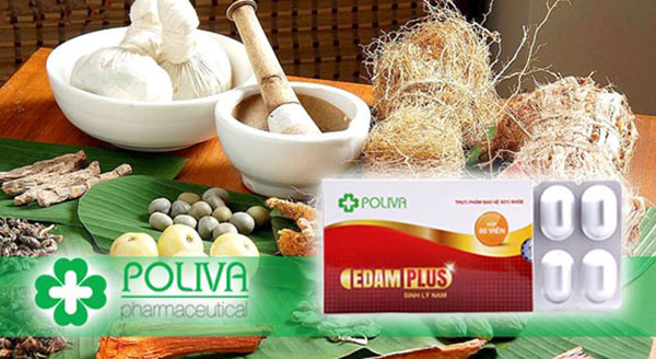 Thành phần của Poliva Edam Plus có chứa nấm ngọc cẩu tự nhiên