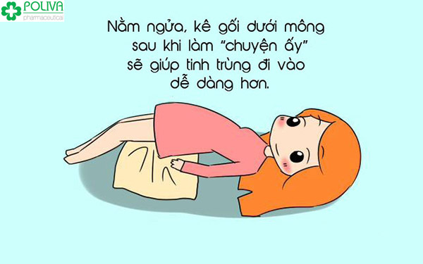 Kê gối dưới mông