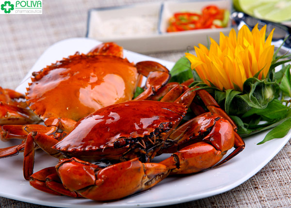 Cua biển hấp là món ăn được nhiều người yêu thích