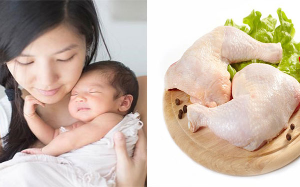 Giải đáp thắc mắc: Mẹ sinh mổ ăn thịt gà được không?