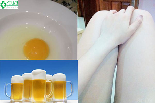 Cách tắm trắng bằng bia và trứng gà là một trong cách cho làn da ban sáng dần đều, cải thiện da