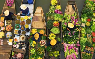 Ghé thăm chợ nổi Cà Mau – Nét đặc trưng sông nước đầy thú vị