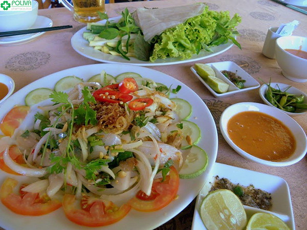Gỏi cá mai được xem là đặc sản Ninh Thuận.