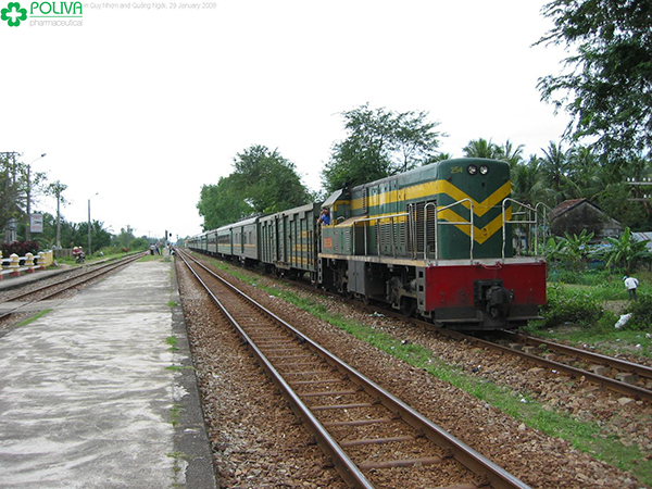 Tàu hỏa là phương tiện di chuyển thuận tiện cho du khách.