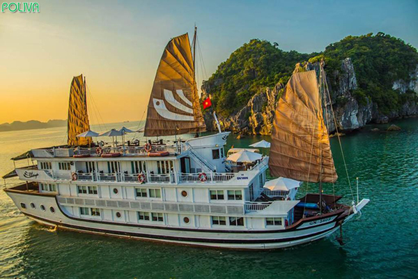 Du thuyền HaLong Bhaya Cruise sang trọng, tiện nghi bậc nhất.