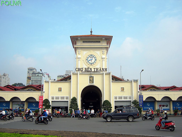 Chợ Bến Thành là biểu tượng của Sài Gòn.