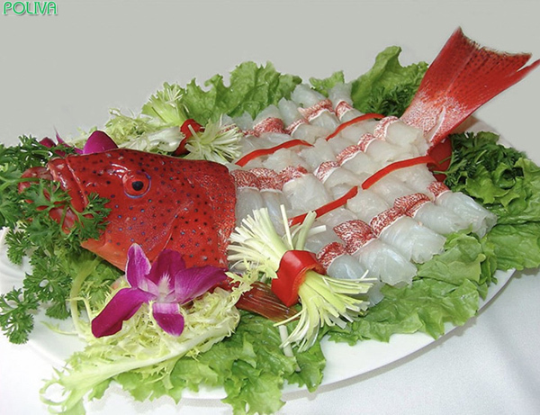 Sashimi cá mú tuyệt ngon khiến bạn khó lòng có thể chối từ.