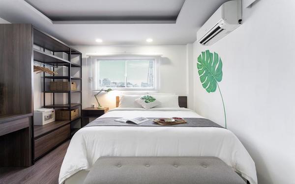 Phong cách thiết kế hiện đại tối giản của phòng nghỉ khách sạn La Regatta Boutique Residences