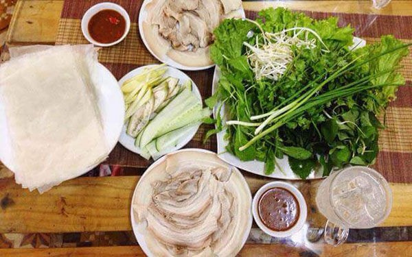 Bánh tráng thịt heo – Nét giản dị khó quên trong ẩm thực Đà Thành