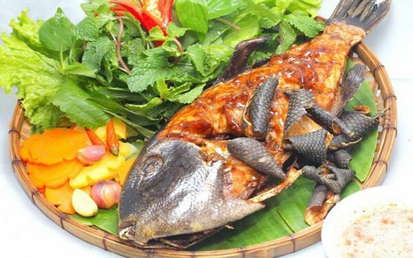 Cá bớp nướng - đặc sản mang hương vị biển cả Phú Yên