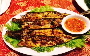Thưởng thức món cá chuồn nướng ngon nức tiếng ẩm thực Quảng Nam