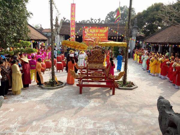 Lễ hội chùa Bà Đanh diễn ra thường niên
