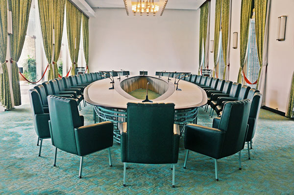 Phòng Nội các: Là nơi diễn ra các cuộc họp của Hội đồng Tổng trưởng và Nội các Việt Nam Cộng hòa.