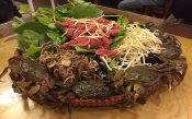 Về Thái Bình thưởng thức lẩu cua sông cà ra vô cùng mới lạ