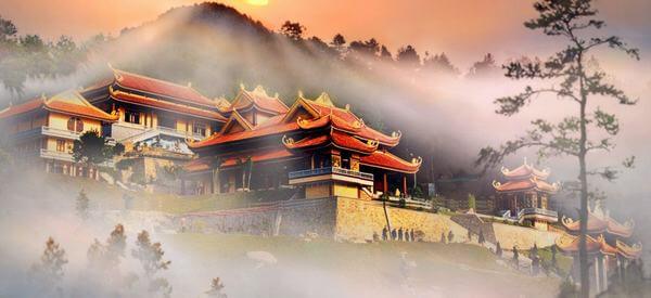 Cảnh đẹp mê đắm lòng người nơi thiền viện Trúc Lâm Tây Thiên