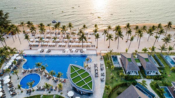 Resort Phú Quốc 5 sao Novotel được chụp từ trên cao