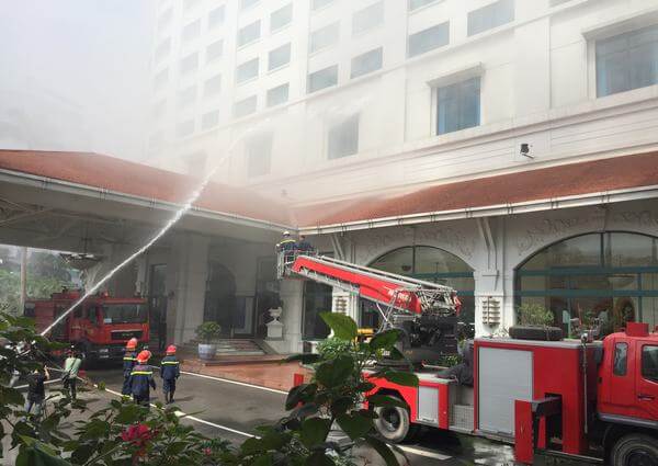 Tập huấn phòng cháy chữa cháy trong khách sạn
