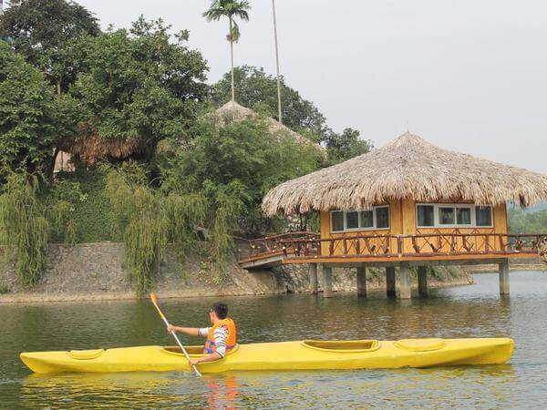 Du khách thỏa thích trải nghiệm Lai Farm homestay Ba Vì