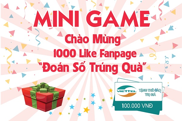 Tổ chức minigame hoặc giveaway nhằm tăng sự chú ý từ người dùng tới fanpage của bạn
