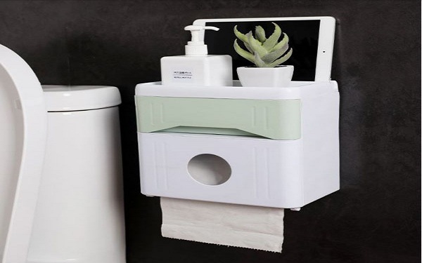 Hộp đựng giấy vệ sinh toilet: Đồ dùng thiết yếu trong phòng tắm khách sạn