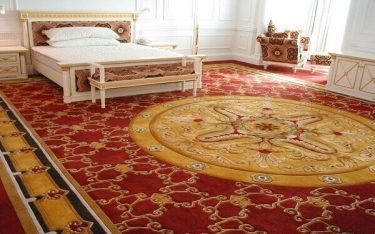 Top mẫu thảm trải sàn hiện đại tăng sự tiện nghi cho phòng khách sạn