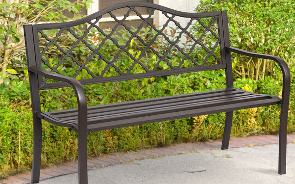 Thêm một mẫu ghế công viên đẹp thiết kế tối giản và đồng nhất một màu