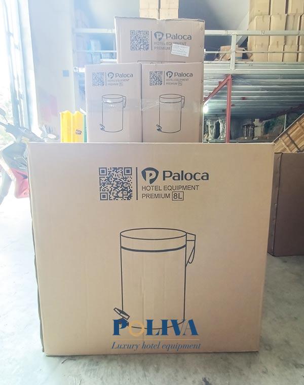 Sản phẩm chính hãng trên vỏ thùng có logo Poliva và mã QR
