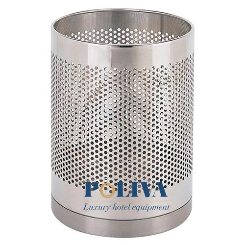 Sọt rác lưới inox dùng trong phòng khách sạn, văn phòng