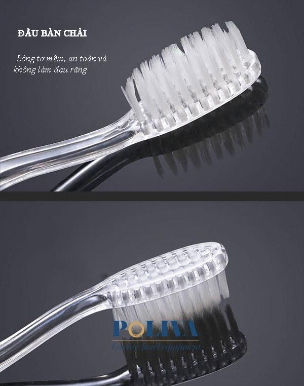 Bàn chải lông tơ mịn làm sạch răng mà không gây đau