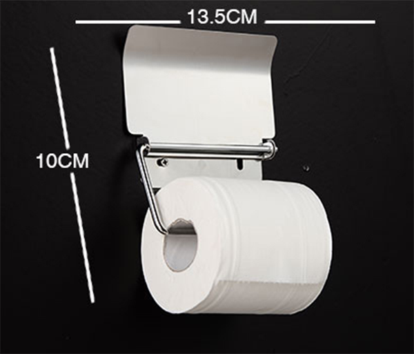 Kích thước chi tiết móc treo giấy vệ sinh inox cao cấp