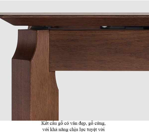Chân bàn từ gỗ tự nhiên bền chắc