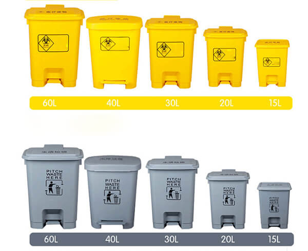 Poliva chuyên cung cấp các loại thùng rác y tế đa dạng mẫu mã, kích thước, màu sắc