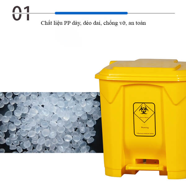 Chất liệu nhựa PP an toàn, thân thiện với môi trường
