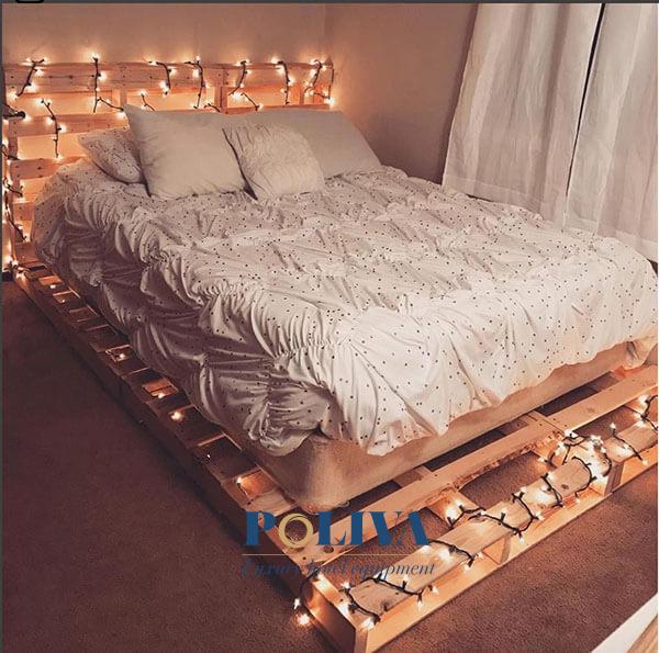 Chủ nhân chiếc giường có thể thỏa sức sáng tạo, làm đẹp theo sở thích một các dễ dàng