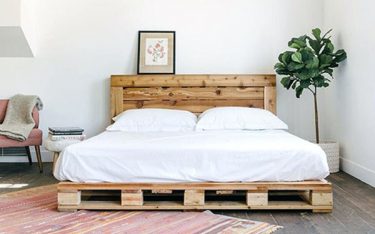 99+ mẫu giường pallet đẹp mộc mạc đúng chuẩn phong thái Vintage