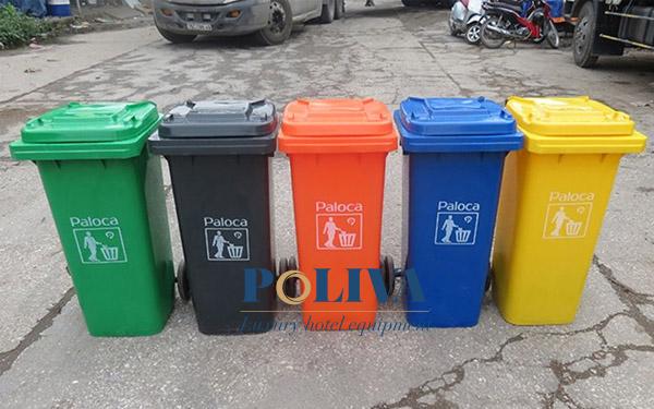thùng rác nhựa hdpe và nhựa composite