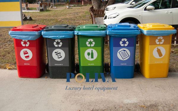 tăng tuổi thọ cho thùng rác công cộng bằng cách Phân loại rác thải trước bỏ chúng vào thùng