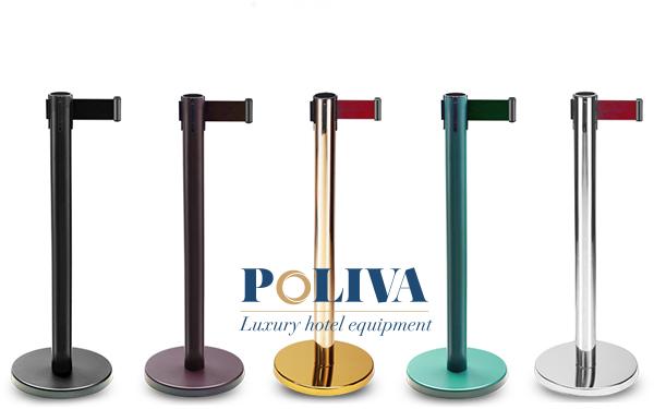 Poliva cung cấp dây kéo cột chắn Inox chất lượng hàng đầu
