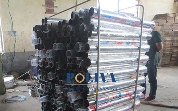 Poliva cung cấp số lượng lớn cột chắn inox với giá thành cạnh tranh