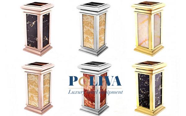 Poliva cung cấp những mẫu thùng rác đá khách sạn đẹp, tiện lợi khi sử dụng