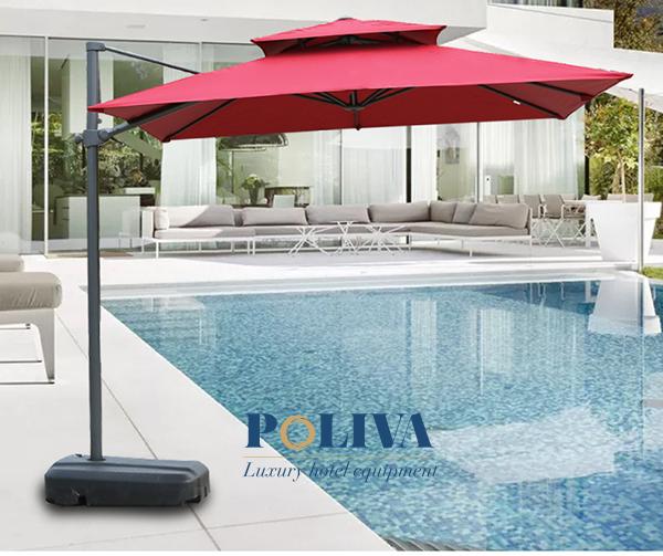 Poliva chuyên cung cấp các loại ô dù ngoài trời, ô dù quán cà phê, dù hồ bơi chất lượng cao 
