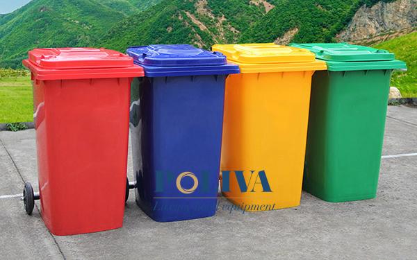 Lợi ích của việc trang bị thùng rác có bánh xe tại khu vực công cộng