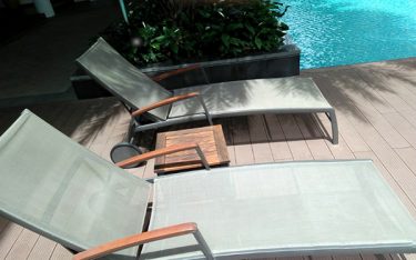 Ghế hồ bơi textilene phù hợp dùng trong không gian nào?