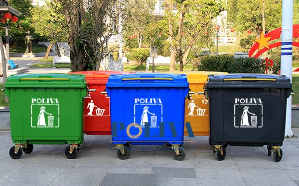 Điểm khác biệt của thùng rác 660 lít so với các loại thùng rác khác
