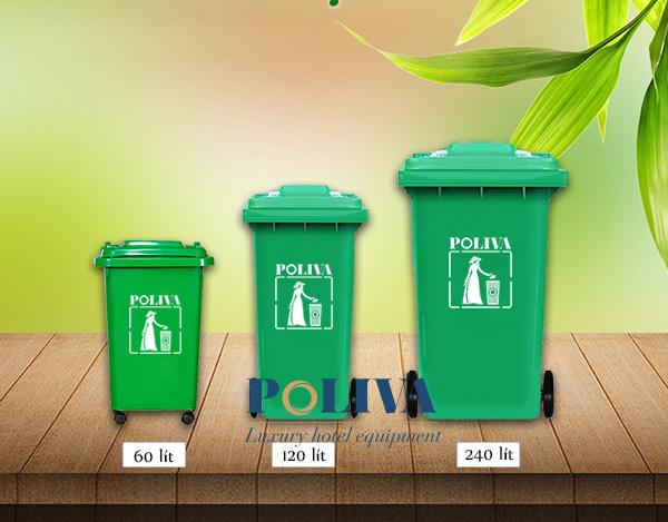 Điểm danh 3 mẫu thùng rác nhựa bán chạy nhất tại Poliva
