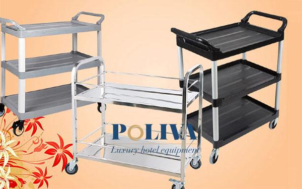 Poliva cung cấp nhiều mẫu xe đẩy thức ăn chất lượng