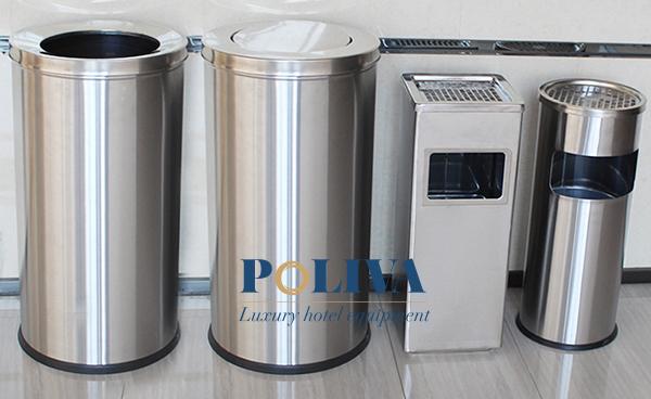 Ưu điểm nổi bật của thùng rác inox chính hãng Poliva