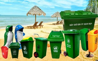 Đâu là mẫu thùng rác thích hợp dùng cho bãi biển?